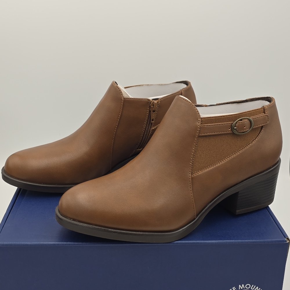 NIB White Mountain Cuisine Shooties/Booties, Brown, Women's 9.5M - Picture 5 of 16